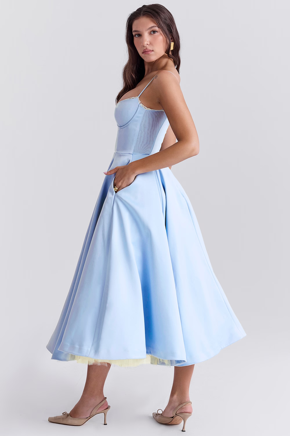 Robe Midi Corset | Élégante | Flatteuse et Romantique