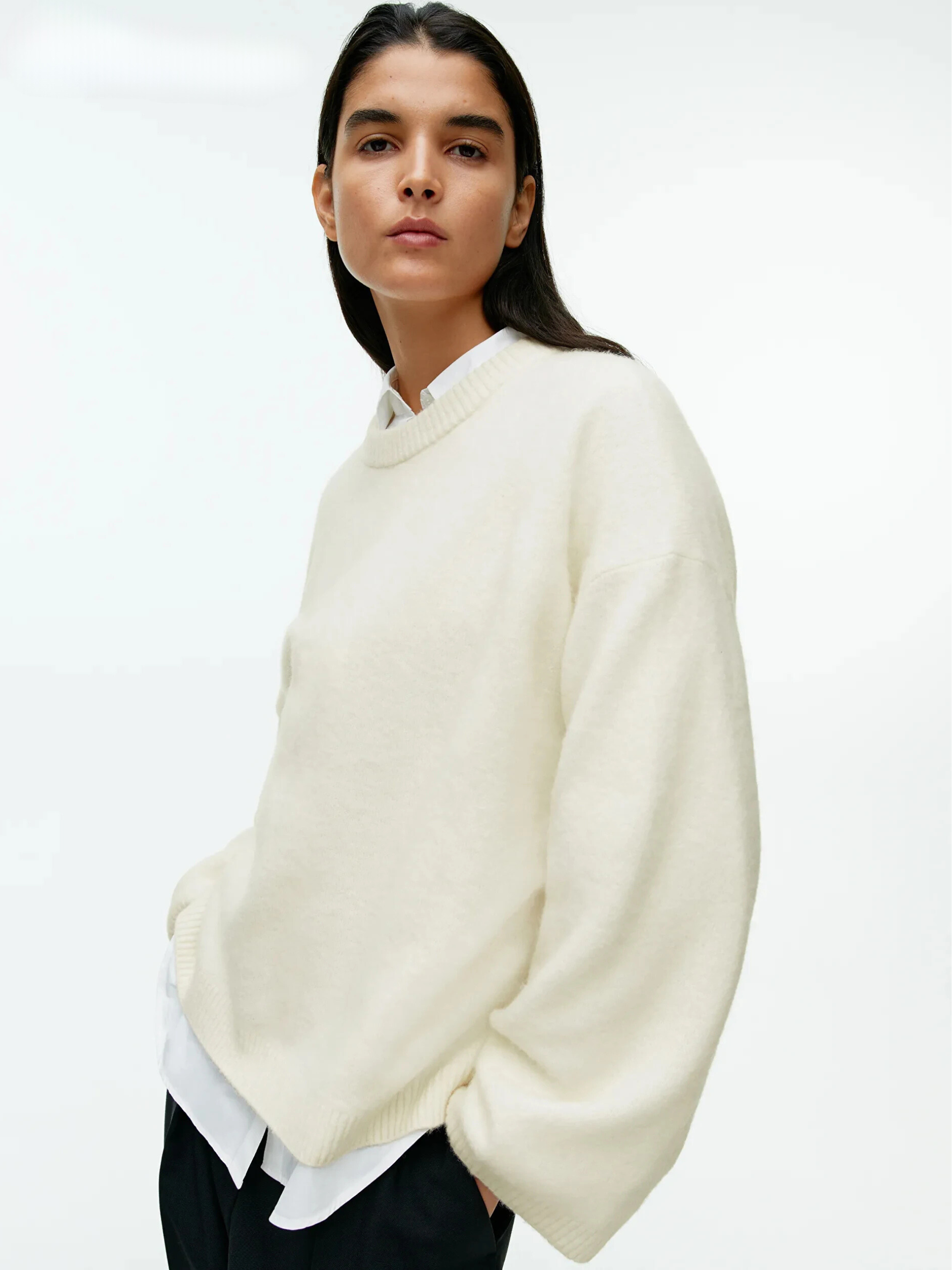 Pull Doux en Laine Mélangée | Confort & Élégance | Intemporel et Chaleureux
