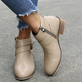 Bottines à Boucle | Chic & Polyvalentes | Confort au Quotidien
