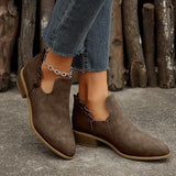 Bottines Basses avec Détail Volants | Élégantes & Confortables | Talon Bas