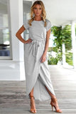Robe Longue Élégante Portefeuille | Chic & Fluide | Idéale pour les Soirées d'Été