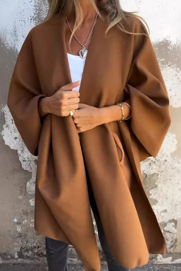 Manteau Cape Oversize | Élégant & Douillet | Incontournable Automne-Hiver