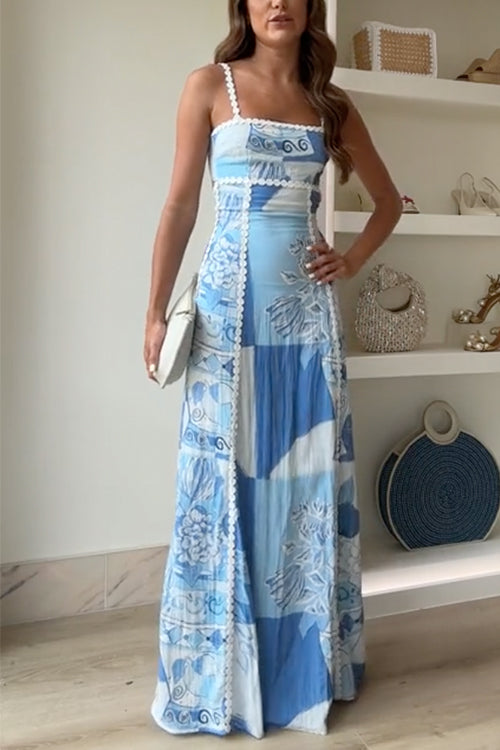 Robe Longue Patchwork | Été | Légère & Élégante