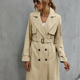 Trench-Coat Classique à Double Boutonnage | Élégant | Intemporel & Polyvalent