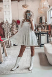 Robe Babydoll à Paillettes | Légère & Scintillante | Look de Fête Irrésistible