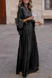 Robe Longue à Imprimé Losanges | Fluidité Bohème | Pour les Journées ensoleillées et le Style Décontracté