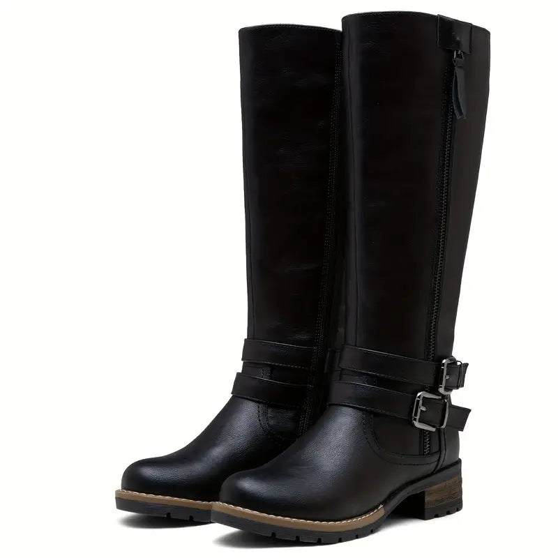 Bottes Hautes à Genou | Élégantes & Robustes | Idéales pour l'Automne & l'Hiver