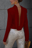 Blouse Satinée Col Haut | Élégante & Intemporelle | Parfaite pour un Look Chic & de Soirée