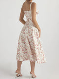 Robe Midi Fleurie | Romantique | Élégante & Fluide