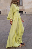Robe Longue à Imprimé Losanges | Fluidité Bohème | Pour les Journées ensoleillées et le Style Décontracté