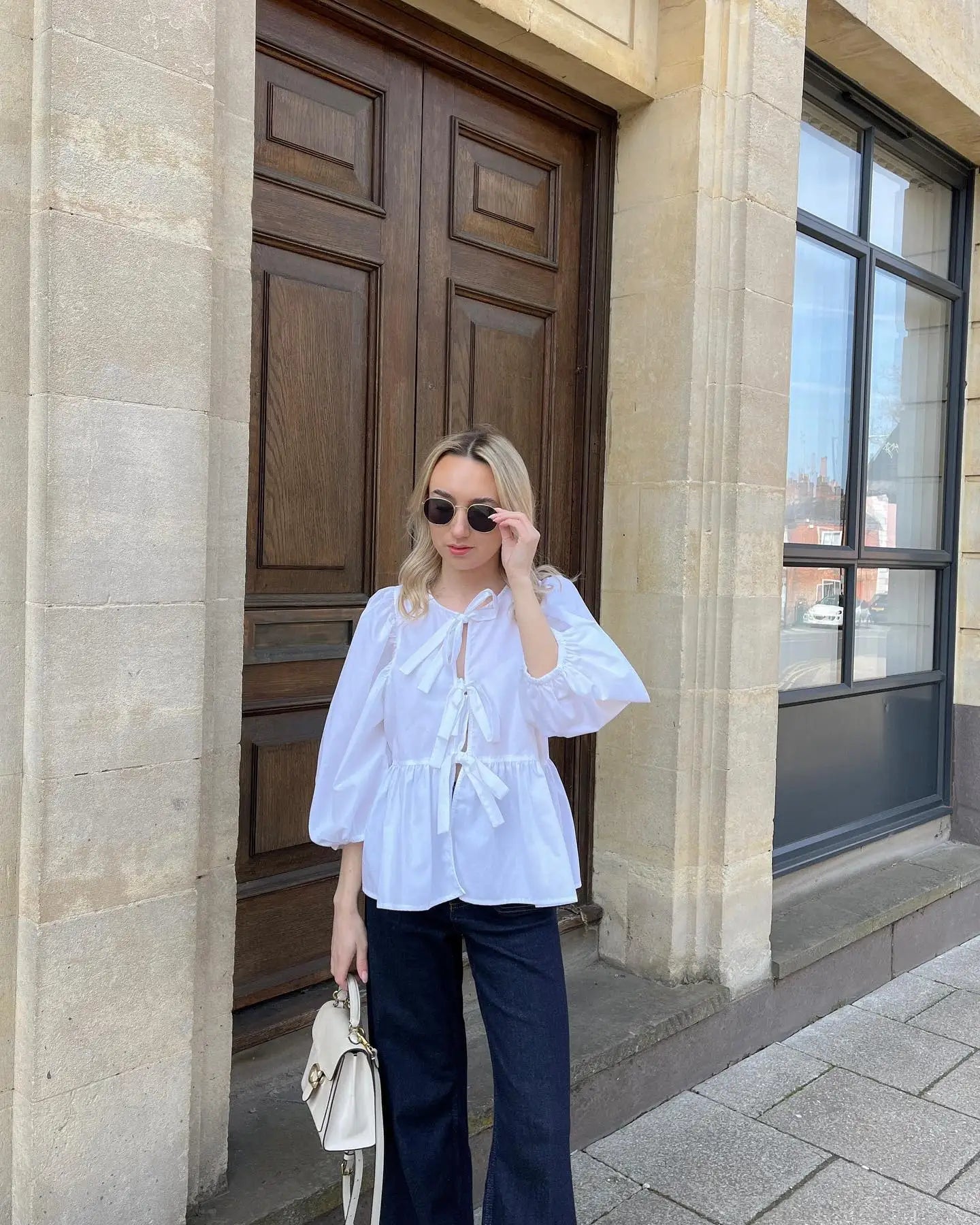 Blouse à Nœuds | Féminine | Élégante & Chic