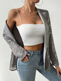 Blazer à Sequins | Léger et Brillant | Parfait pour les Soirées