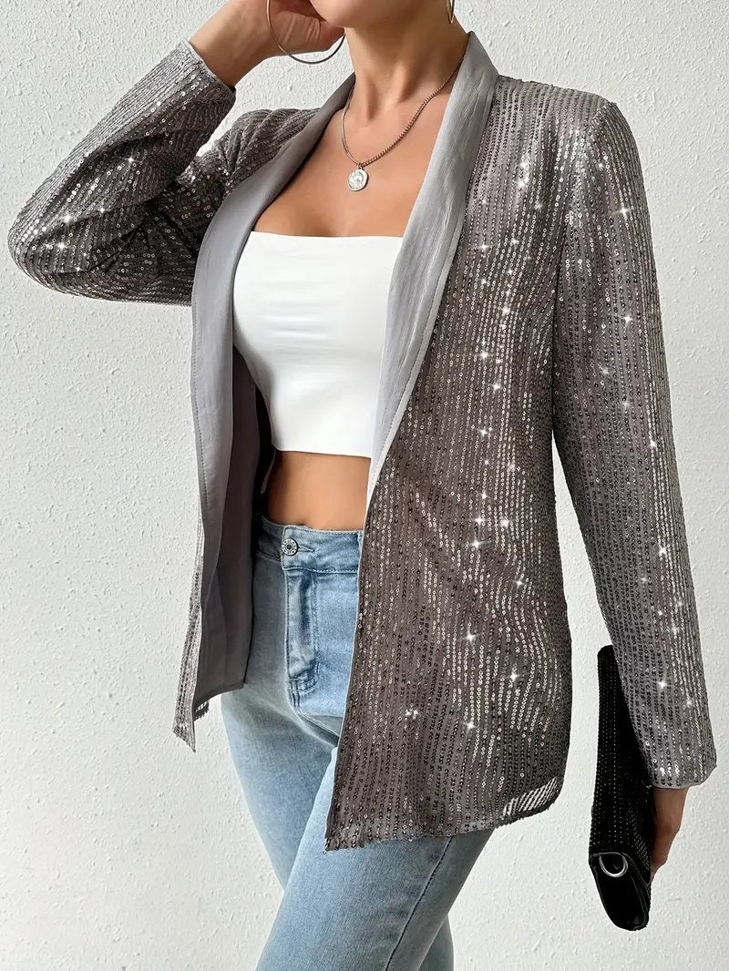 Blazer à Sequins | Léger et Brillant | Parfait pour les Soirées