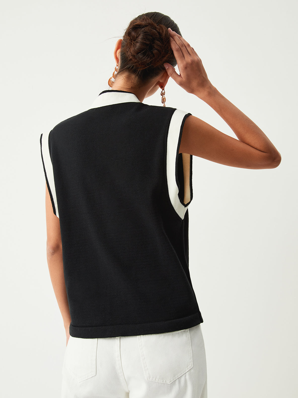 Gilet Tricoté Sans Manches | Chic | Élégant & Polyvalent