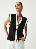 Gilet Tricoté Sans Manches | Chic | Élégant & Polyvalent