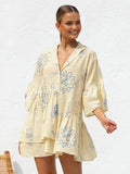 Robe Chemise en Lin | Coupe Décontractée | Légère et Élégante
