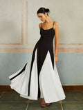 Robe de Soirée Bicolore | Élégante | Moderne & Intemporelle