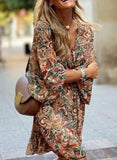 Robe Bohème à Imprimé Paisley | Fluide et Féminine | Charme Décontracté au Quotidien