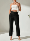 Pantalon Droit Taille Haute | Élégant | Chic & Polyvalent