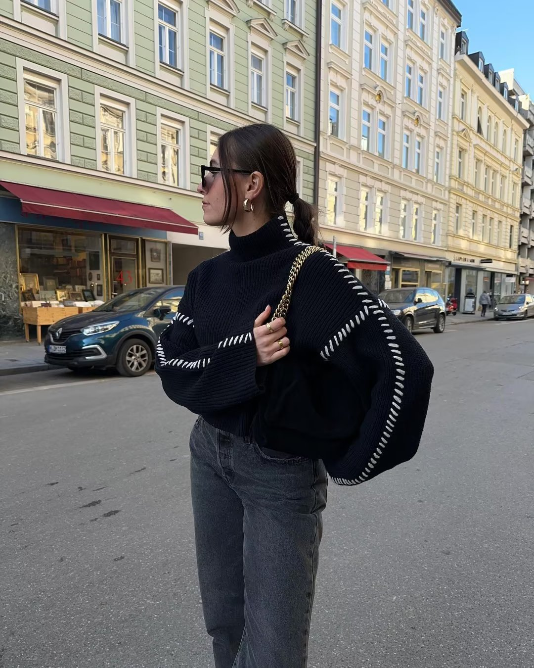 Pull Col Roulé Oversize | Confortable | Moderne & Chic
