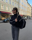 Pull Col Roulé Oversize | Confortable | Moderne & Chic