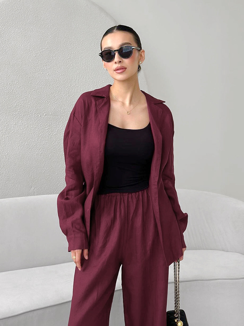Ensemble Trois Pièces en Lin | Élégant | Léger & Confortable