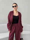 Ensemble Trois Pièces en Lin | Élégant | Léger & Confortable