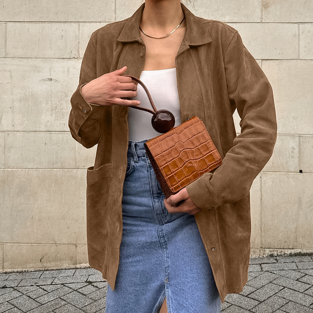 Veste Chemise en Daim | Chic | Douce & Polyvalente