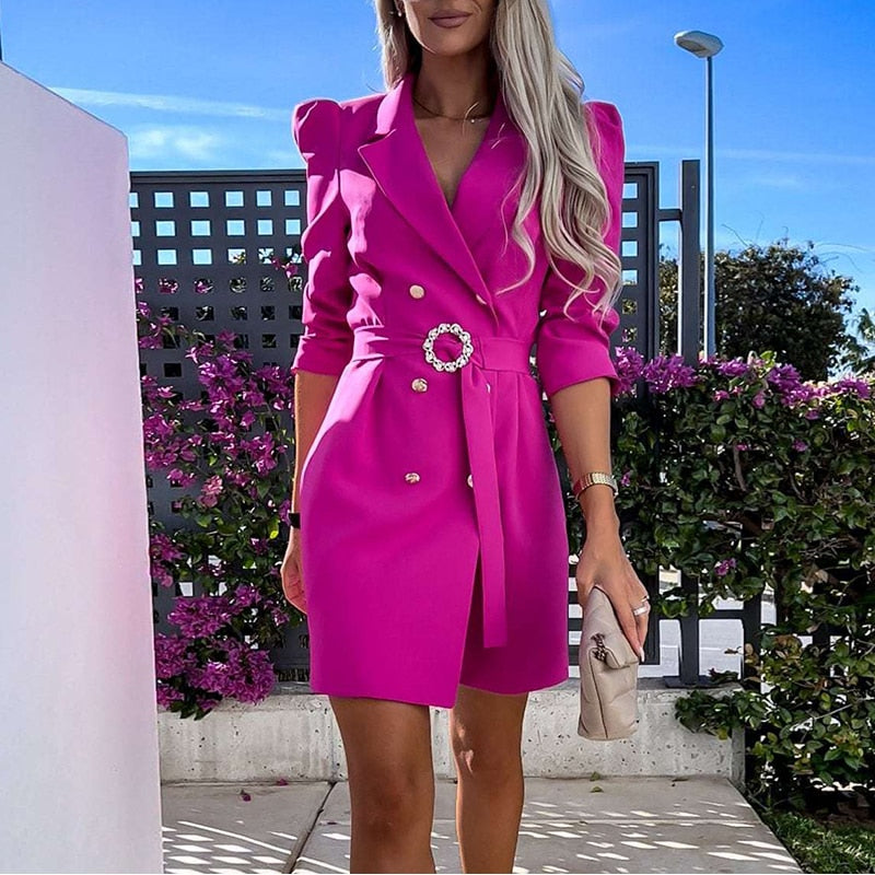 Robe Blazer | Élégance Audacieuse | Puissance et Glamour Réunis