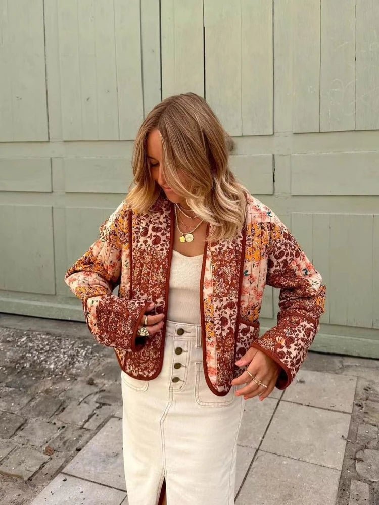 Veste Matelassée Patchwork | Bohème | Colorée et Confortable