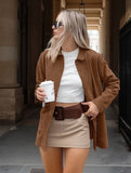 Veste Chemise en Daim | Chic | Douce & Polyvalente