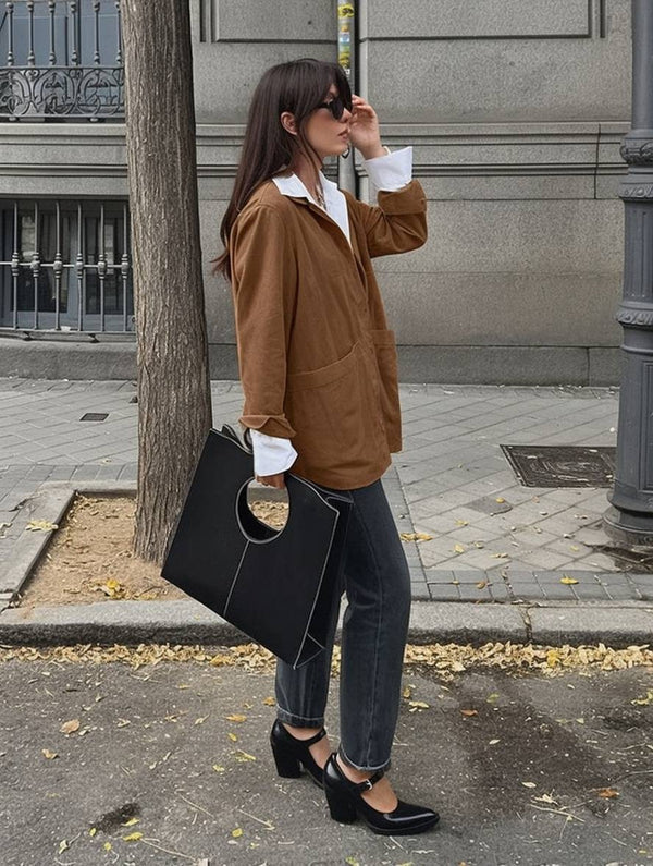 Veste Chemise en Daim | Chic | Douce & Polyvalente