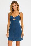 Robe Courte en Jean | Coupe Structurée | Audacieuse et Féminine