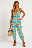 Combinaison de Plage Tie-Dye | Tissu Léger | Vive et Décontractée