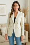Blazer en Tweed Texturé | Chic | Élégant & Polyvalent