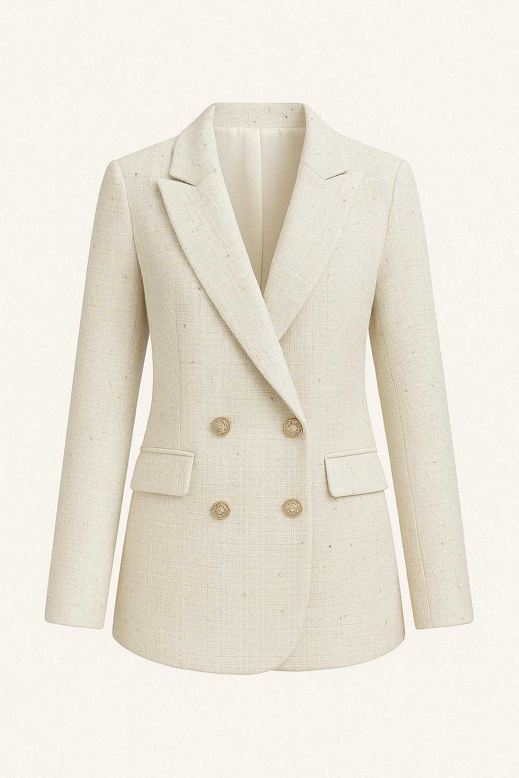Blazer en Tweed Texturé | Chic | Élégant & Polyvalent