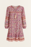 Robe Tunique Bohème Fleurie | Décontractée | Colorée et Esprit Libre