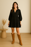 Robe Volante Bohème à Volants | Décontractée | Légère et Féminine