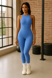 Combinaison de Sport Sans Coutures | Col Haut | Coupe Sculptante