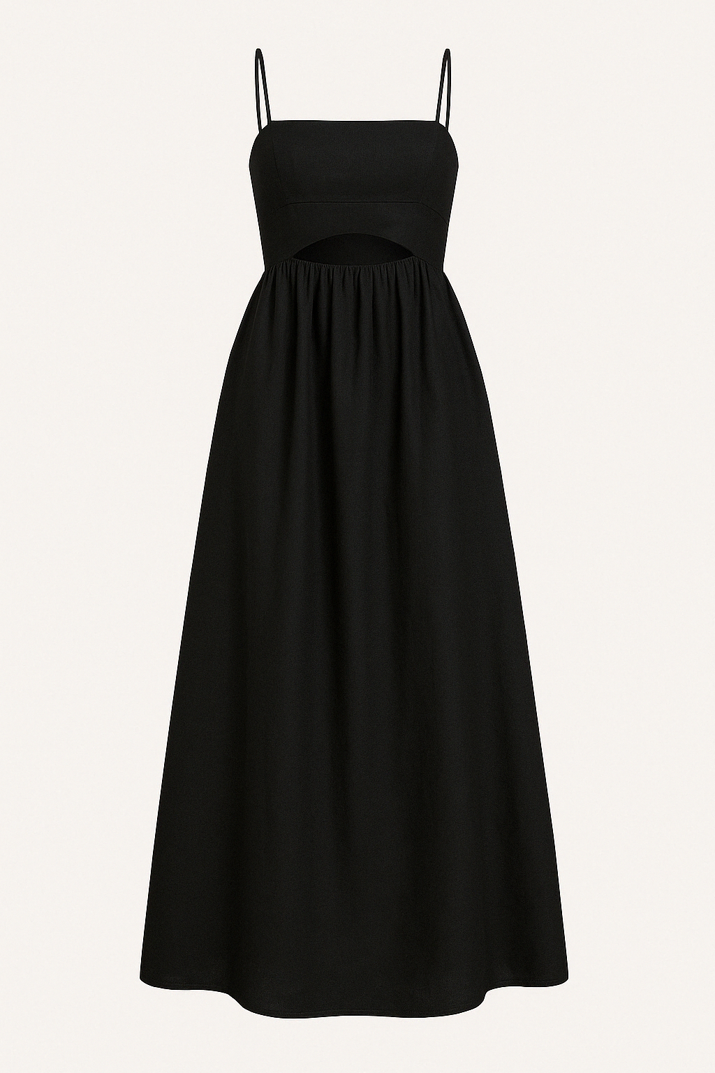 Robe Longue à Découpe | Minimaliste | Légère et Aérée