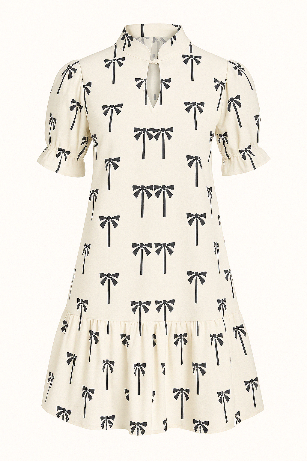 Robe Courte à Manches Bouffantes | Joueuse | Chic et Confortable