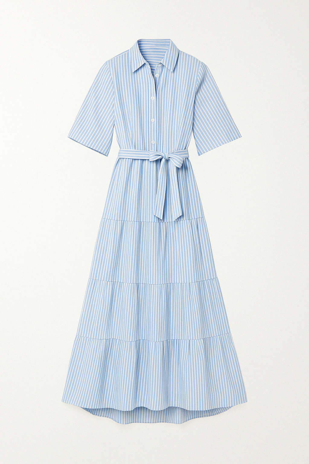 Robe Chemise Longue à Rayures | Esprit Vacances | Fluide et Stylée