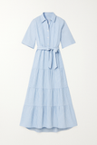 Robe Chemise Longue à Rayures | Esprit Vacances | Fluide et Stylée