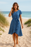 Robe Portefeuille Fleurie | Coupe Légère | Incontournable d’Été