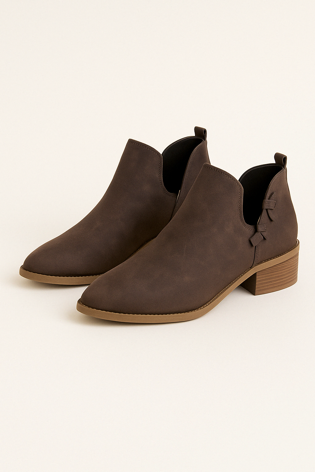 Bottines Basses avec Détail Volants | Élégantes & Confortables | Talon Bas