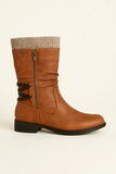 Bottes à Fermeture Éclair | Doublure Chaude | Look Hivernal Confortable