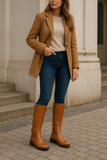 Bottes Hautes à Genou | Élégantes & Robustes | Idéales pour l'Automne & l'Hiver
