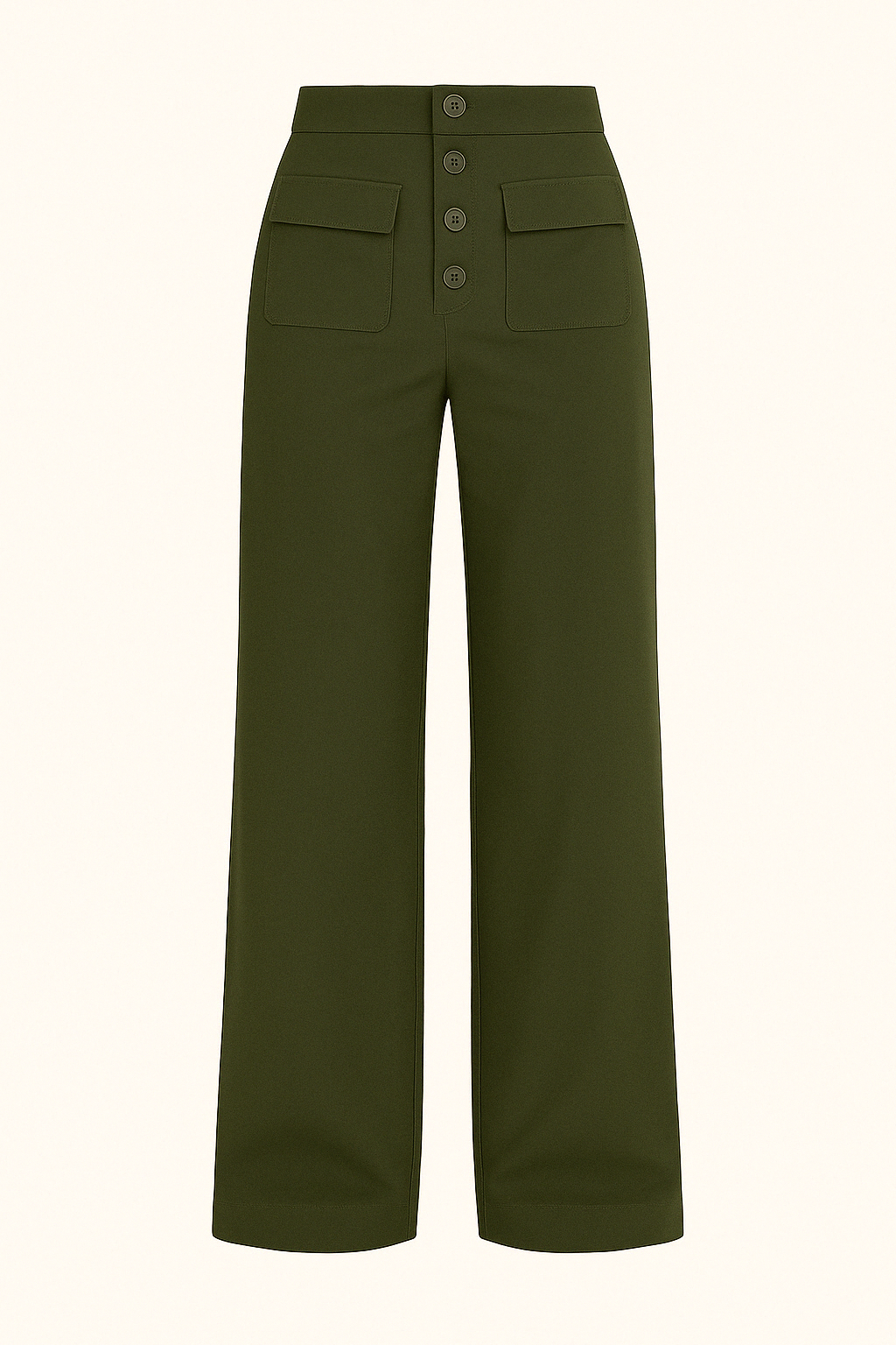 Pantalon Taille Haute | Stretch & Élégant | Casual Chic Moderne