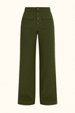 Pantalon Taille Haute | Stretch & Élégant | Casual Chic Moderne