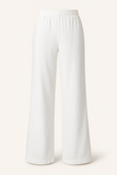 Pantalon en Lin | Blanc | Large et Respirant
